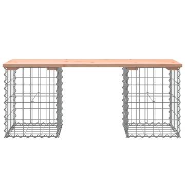 Garden Bench Gabion Design | Solid Wood Douglas | Hipo Market