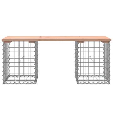 Garden Bench Gabion Design | Solid Wood Douglas | Hipo Market