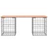 Garden Bench Gabion Design | Solid Wood Douglas | Hipo Market