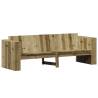 3-Seater Garden Sofa - Impregnated Wood Pine | HipoMarket