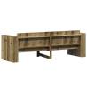 3-Seater Garden Sofa - Impregnated Wood Pine | HipoMarket