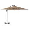 Cantilever Umbrella 250x250 cm Taupe - Stylish Garden Shade