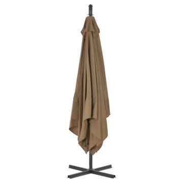 Cantilever Umbrella 250x250 cm Taupe - Stylish Garden Shade