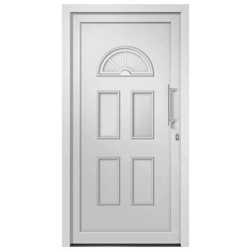 Front Door White 88x190 cm - Stylish & Secure Entrance