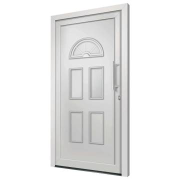 Front Door White 88x190 cm - Stylish & Secure Entrance