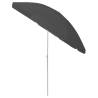 Beach Umbrella Anthracite 240 cm - UV Protective Design