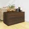 Stylish Brown Oak Storage Chest - 84x42x46 cm | Hipo Market