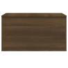 Stylish Brown Oak Storage Chest - 84x42x46 cm | Hipo Market