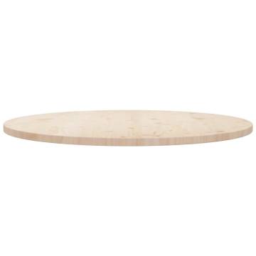 Solid Wood Pine Table Top Ø90x2.5 cm - Durable & Versatile