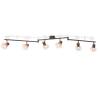 Ceiling Lamp with 6 Spotlights E14 Black and Copper Quantity in Package 1 Bulb Quantity 6 