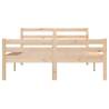 Solid Wood Bed Frame 160x200 cm - Modern & Sturdy Design