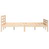 Solid Wood Bed Frame 160x200 cm - Modern & Sturdy Design