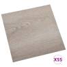 Self-Adhesive PVC Flooring Planks - Taupe - 55 pcs | HipoMarket