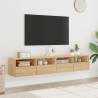 Sonoma Oak TV Wall Cabinets - Space-Saving Solutions