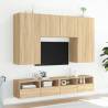 Sonoma Oak TV Wall Cabinets - Space-Saving Solutions