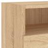 Sonoma Oak TV Wall Cabinets - Space-Saving Solutions