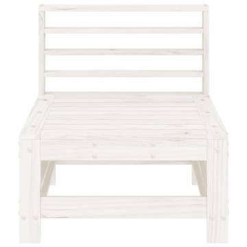 Garden Middle Sofa - White Solid Pine | Hipo Market