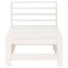 Garden Middle Sofa - White Solid Pine | Hipo Market