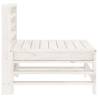 Garden Middle Sofa - White Solid Pine | Hipo Market