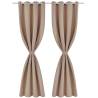 Elegant Cream Blackout Curtains | 135 x 245 cm | 2 Pcs