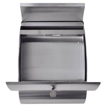 Stainless Steel Double Mailbox on Stand | Sleek & Modern Design