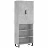 Stylish Highboard Concrete Grey - Durable & Elegant Design