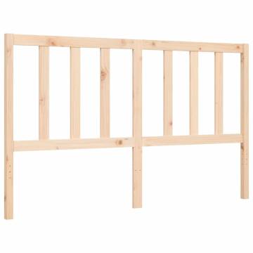 King Size Solid Wood Bed Frame with Headboard | HipoMarket