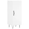 Stylish Highboard White 34.5x34x180 cm - Durable Engineered Wood