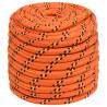 Boat Rope Orange 16mm 100m - Durable Polypropylene