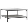 Stylish Grey Sonoma Coffee Table - 80x80 cm | Hipomarket