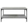 Stylish Grey Sonoma Coffee Table - 80x80 cm | Hipomarket