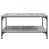 Stylish Grey Sonoma Coffee Table - 80x80 cm | Hipomarket