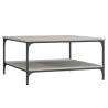 Stylish Grey Sonoma Coffee Table - 80x80 cm | Hipomarket