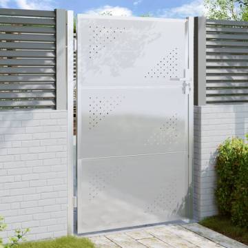 Garden Gate 100x125 cm Stainless Steel - Durable & Secure Entry