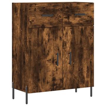 Modern Smoked Oak Sideboard - 69.5x34x90 cm | Hipomarket