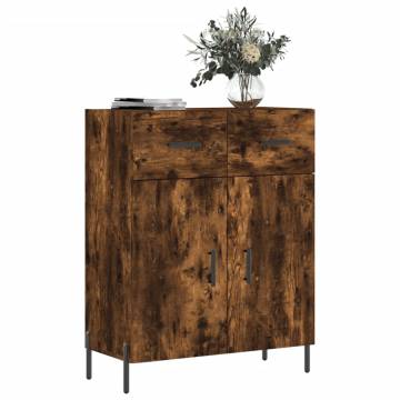 Modern Smoked Oak Sideboard - 69.5x34x90 cm | Hipomarket