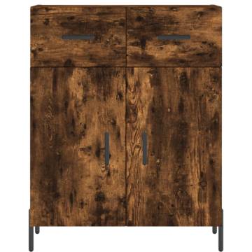 Modern Smoked Oak Sideboard - 69.5x34x90 cm | Hipomarket