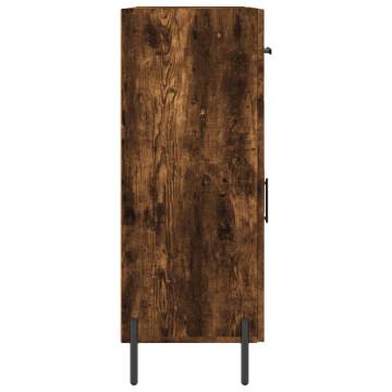 Modern Smoked Oak Sideboard - 69.5x34x90 cm | Hipomarket