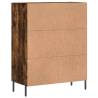 Modern Smoked Oak Sideboard - 69.5x34x90 cm | Hipomarket