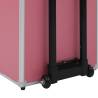 Aluminium Pink Make-up Trolley | Organize Cosmetics with Style