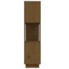 Book Cabinet & Room Divider - Honey Brown Solid Wood 80x25x101cm