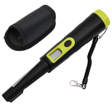 Pinpointer Metal Detector with LCD - Black & Yellow