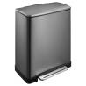 EKO Pedal Bin E-Cube 28+18 L Steel Colour grey 