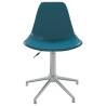 Turquoise Swivel Dining Chairs - Stylish & Modern (2 pcs)