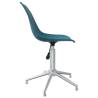 Turquoise Swivel Dining Chairs - Stylish & Modern (2 pcs)