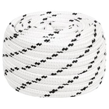 Work Rope White 16mm 100m Polyester - Durable & Versatile