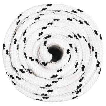 Work Rope White 16mm 100m Polyester - Durable & Versatile