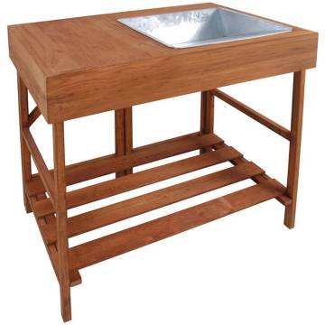 Esschert Design Hardwood Potting Table GT35 - Practical & Stylish