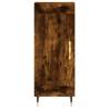 Stylish Highboard in Smoked Oak | 34.5x34x180 cm