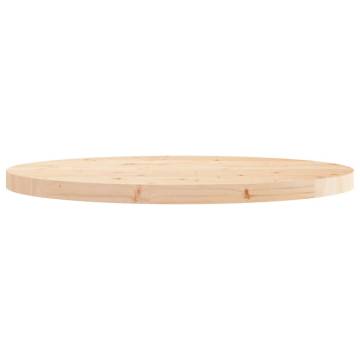 Solid Pine Round Table Top Ø70x3 cm - Durable & Stylish